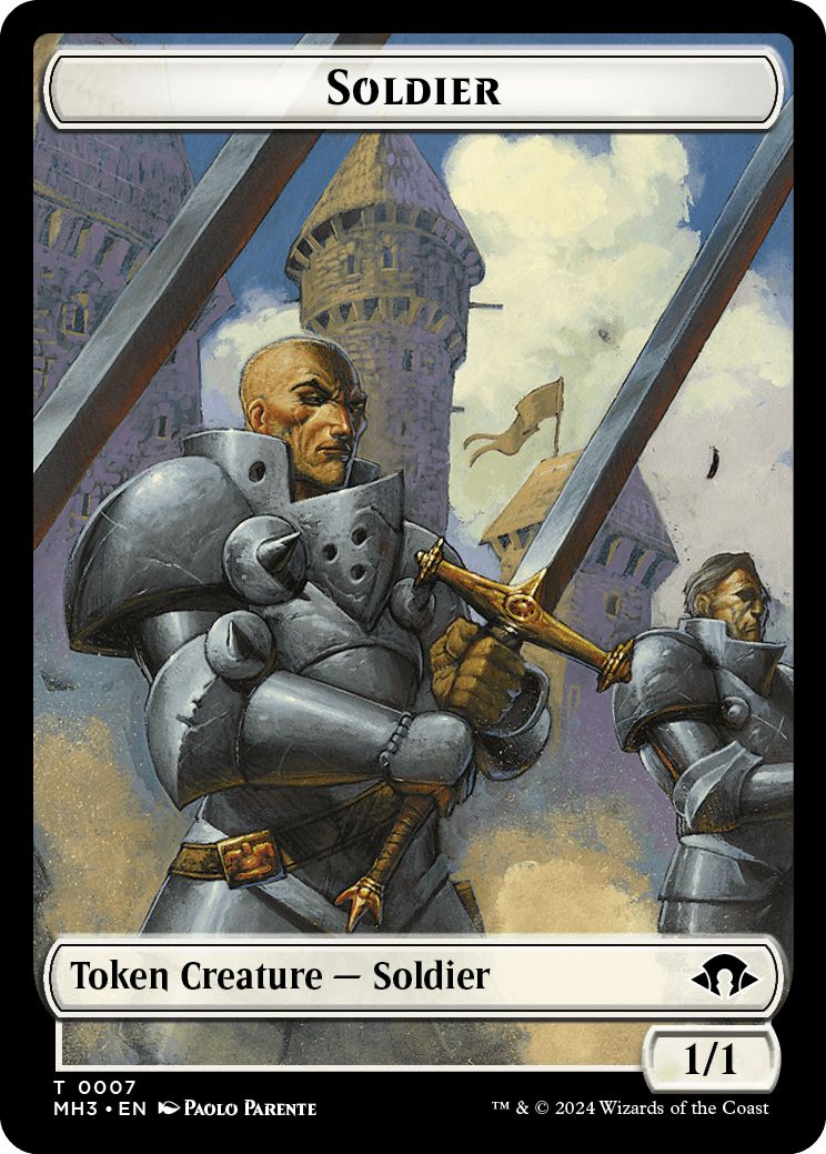 (英)兵士トークン / Soldier Token【MH3-TOKEN】 No.007