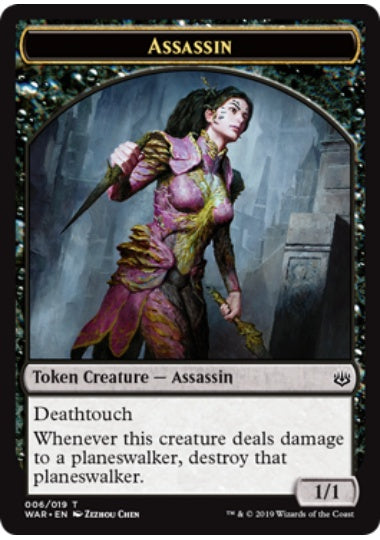 (英)暗殺者トークン / Assassin Token【WAR-TOKEN】 No.006