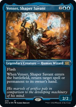 (英)【エッチングFoil】造物の学者、ヴェンセール / Venser, Shaper Savant【2X2】 No.435