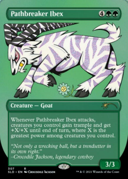 (英)【エッチングFoil】草分けるアイベックス / Pathbreaker Ibex【SLD】 Crocodile Jackson's Monstrous Menagerie No.307