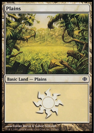 (英)【Foil】平地 / Plains【ALA】 No.230