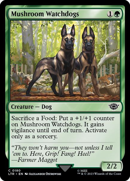 (英)【Foil】茸の番犬 / Mushroom Watchdogs【LTR】 No.180