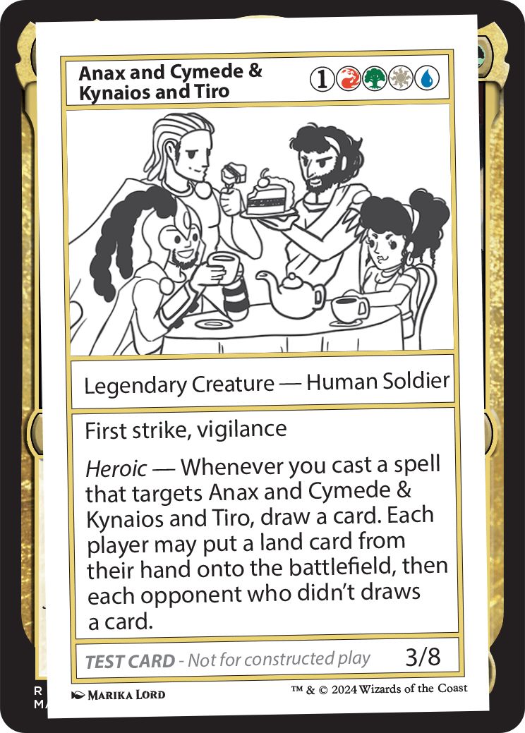 (英)Anax and Cymede & Kynaios and Tiro【MB2-TEST】 No.350