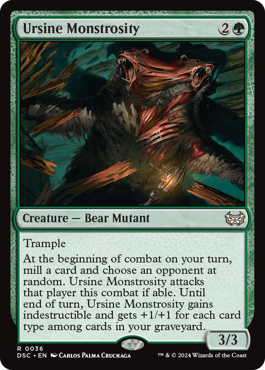 (英)熊の怪物 / Ursine Monstrosity【DSC】 No.036