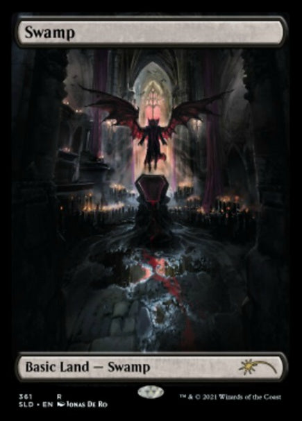 (英)【Foil】沼 / Swamp【SLD】The Dracula Lands No.361
