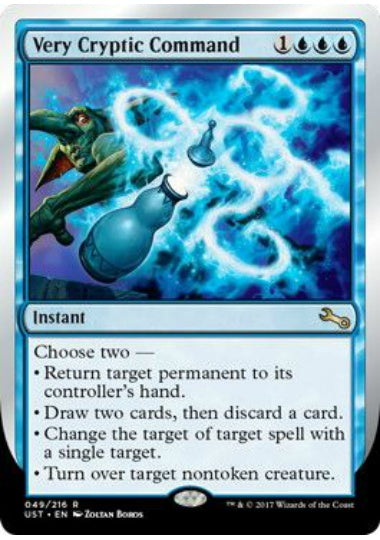 (英)Very Cryptic Command 【UST】 (Return target) No.049D