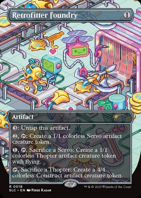 (英)【Foil】改良式鋳造所 / Retrofitter Foundry【SLC】 Secret Lair Countdown Kit: An Encyclopedia of Magic No.018