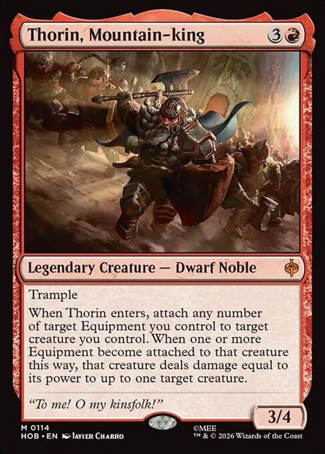 【予約商品】(英)山の王、ソーリン / Thorin, Mountain-king【HOB】 No.114