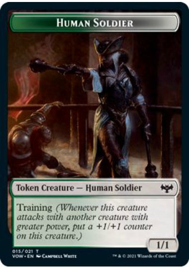(英)人間・兵士トークン / Human Soldier Token【VOW-TOKEN】 No.015