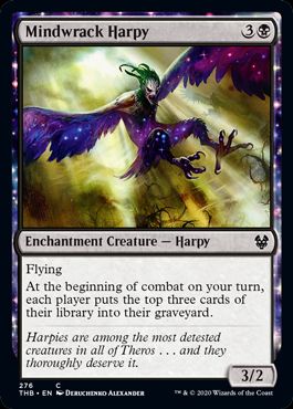 (英)精神潰しのハーピー / Mindwrack Harpy【THB】 プレインズウォーカーデッキ収録 No.276