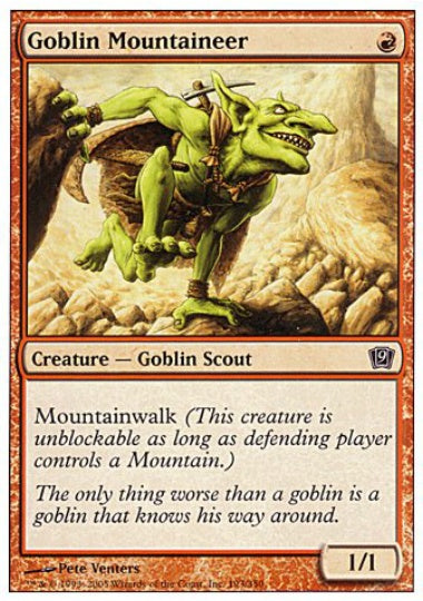 (英)【Foil】ゴブリンの山岳民 / Goblin Mountaineer【9ED】 No.193