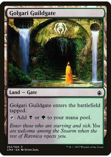 (英)ゴルガリのギルド門 / Golgari Guildgate【CMDANTHO】 No.252