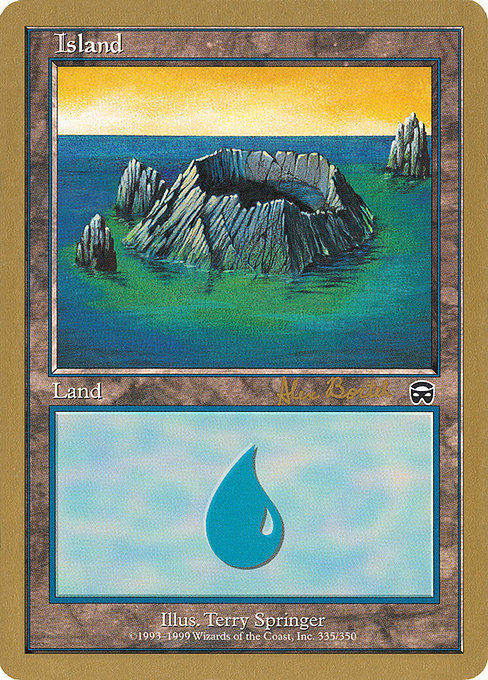 (英)島 / Island【WC01】 World Championship Decks 2001 Alex Borteh 金枠 No.097