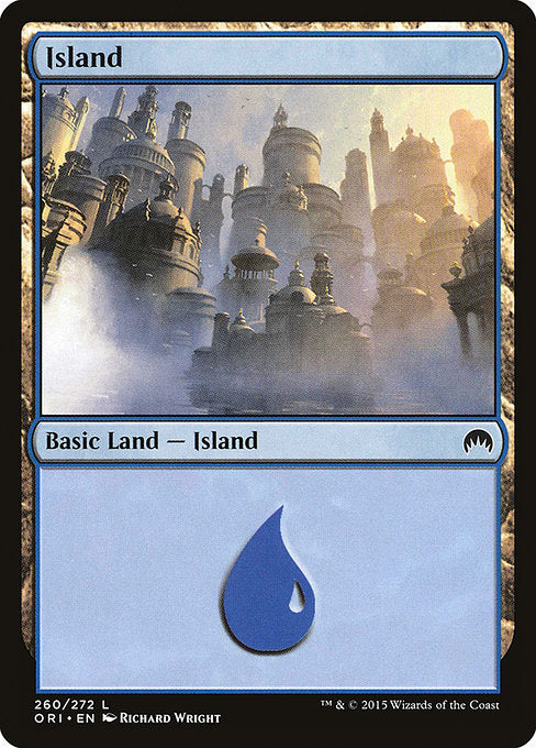 (英)【Foil】島 / Island【ORI】 No.260