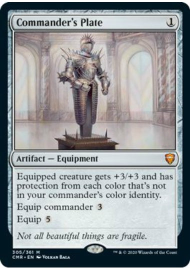 (英)【Foil】統率者の板金鎧 / Commander's Plate【CMR】 No.305