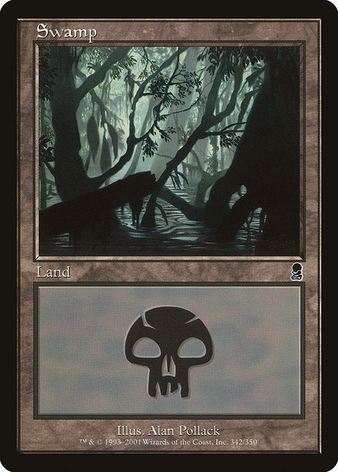 (英)【Foil】沼 / Swamp【ODY】 No.342