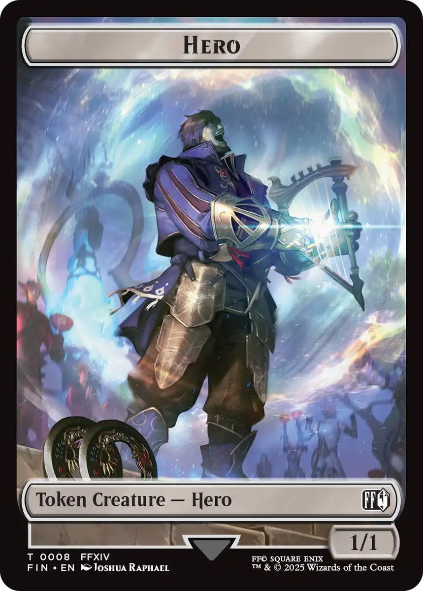 (英)【Foil】英雄トークン / Hero Token No.008 - 宝物トークン / Treasure Token【FIN-TOKEN】 No.023