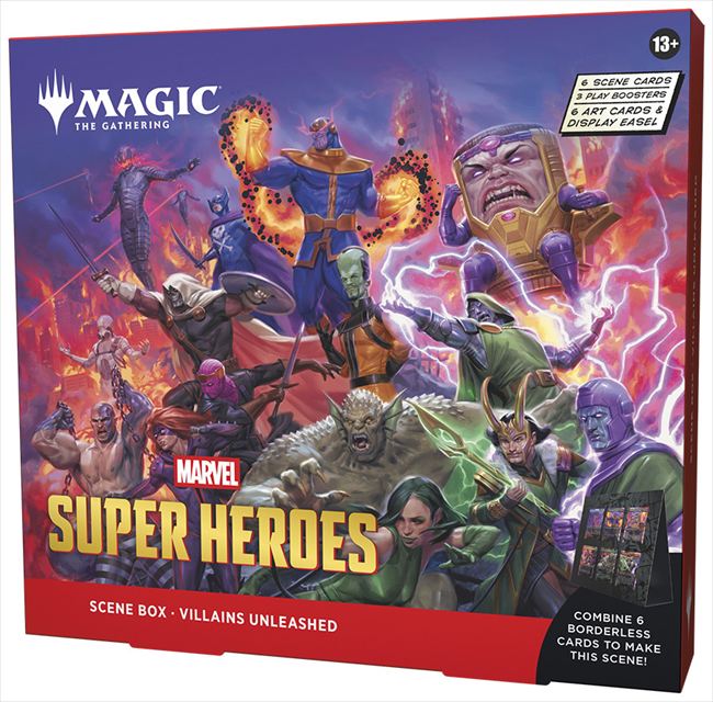 (英)『マジック：ザ・ギャザリング | マーベル スーパー・ヒーローズ』 シーン・ボックス 『Villans Unleashed』  / Magic: The Gathering | Marvel Super Heroes Scene Box "Villans Unleashed" 【BOX】 ※発送方法は「ゆうパック」を選択してください。