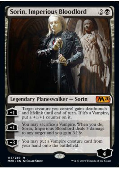 (英)傲慢な血王、ソリン / Sorin, Imperious Bloodlord【M20】 No.115