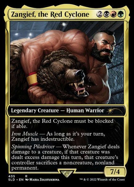 (英)【Foil】Zangief, the Red Cyclone【SLD】Secret Lair x Street Fighter No.435