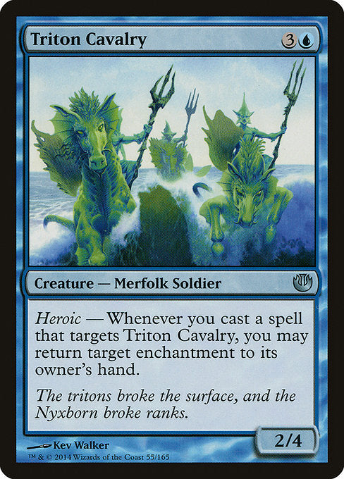 (英)【Foil】トリトンの騎兵部隊 / Triton Cavalry【JOU】 No.055