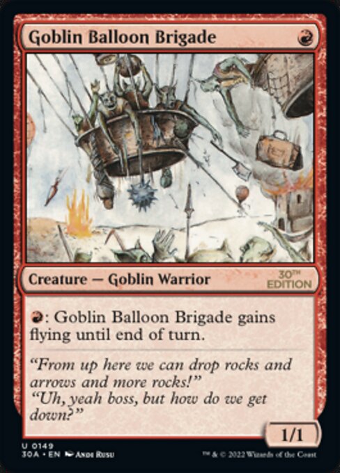 (英)ゴブリン気球部隊 / Goblin Balloon Brigade【30A】 No.149 ※トーナメントで使用することはできません。