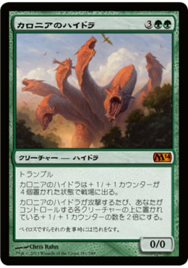 (日)【Foil】カロニアのハイドラ / Kalonian Hydra【M14】 No.181