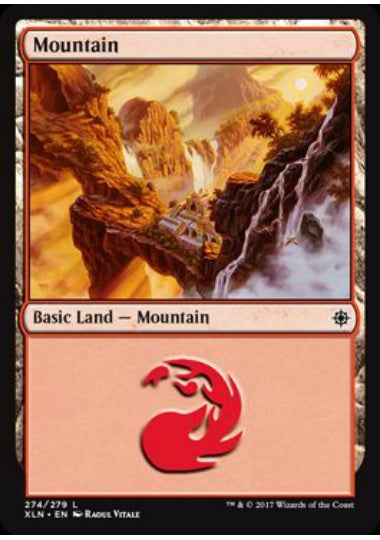 (英)【Foil】山 / Mountain【XLN】 No.274