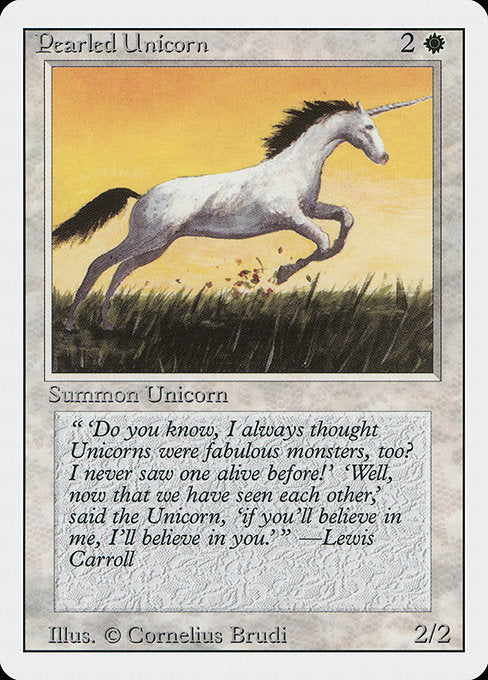 (英)真珠色の一角獣 / Pearled Unicorn【3ED】 No.030
