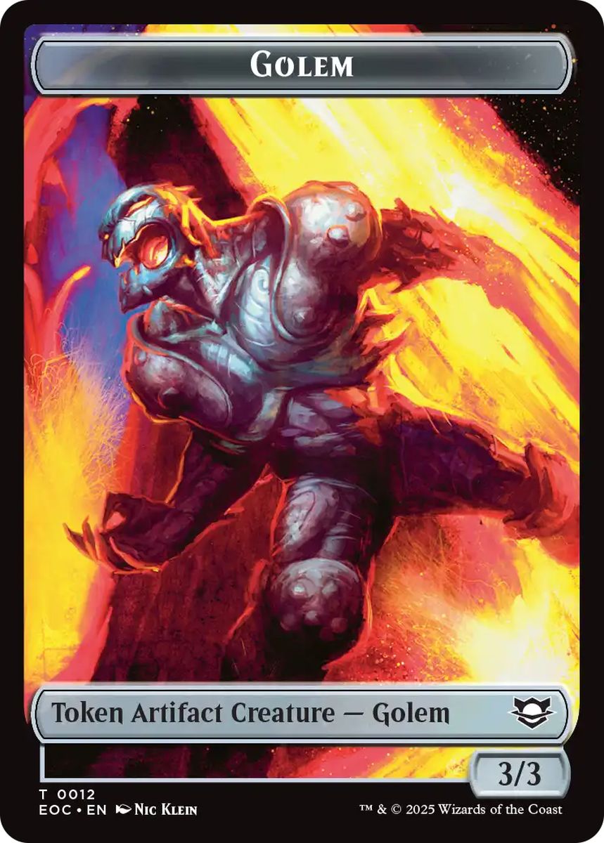 (英)ゴーレムトークン / Golem Token No.012 - ゴーレムトークン / Golem Token【EOC-TOKEN】 No.014