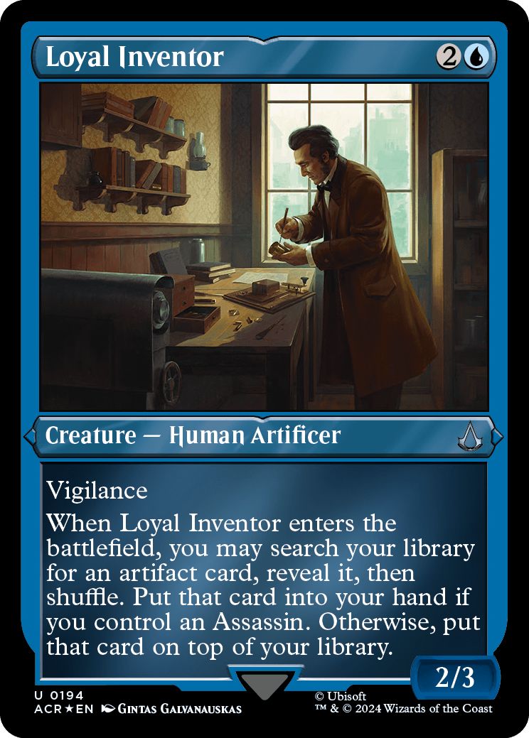 (英)【エッチングFoil】熱心な発明者 / Loyal Inventor【ACR】 No.194