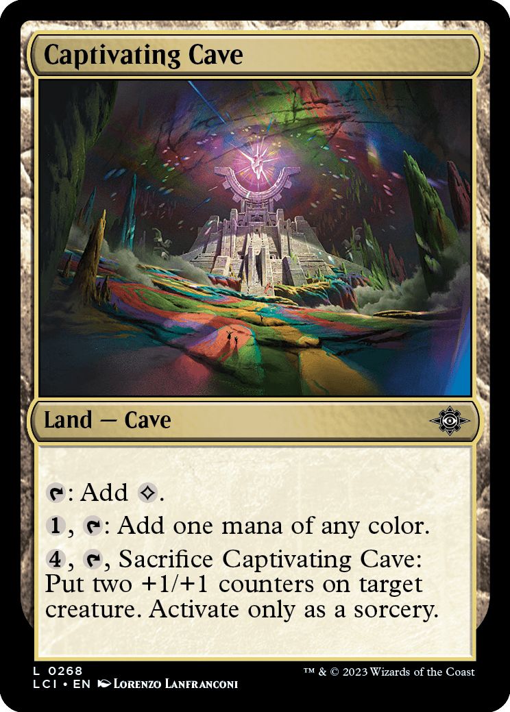 (英)【Foil】魅惑の洞窟 / Captivating Cave【LCI】 No.268