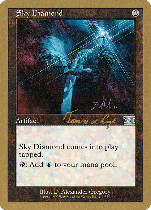 (英)空色のダイアモンド / Sky Diamond【WC00】 World Championship Decks 2000 Tom van de Logt 金枠 No.083