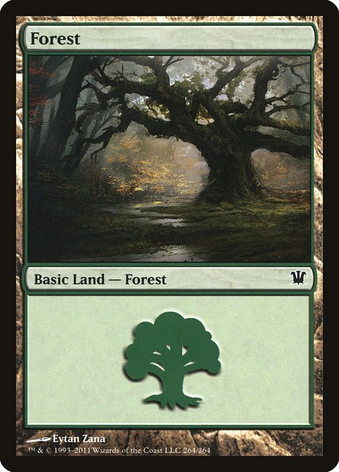 (英)【Foil】森 / Forest【ISD】 No.264