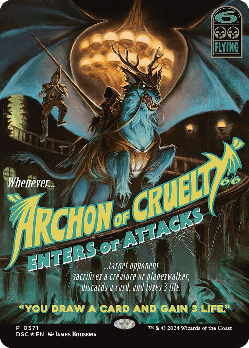(英)【Foil】残虐の執政官 / Archon of Cruelty ★ショーケース枠★(映画ポスター) 【DSC】 No.371