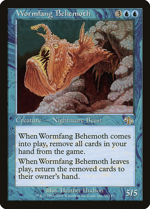 (英)寄生牙のベヒモス / Wormfang Behemoth【JUD】 No.055