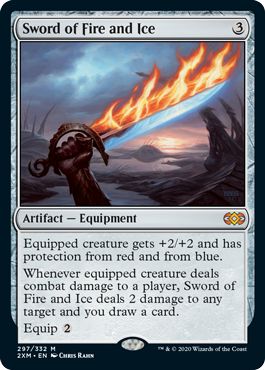 MTG 火と氷の剣　foil 英)【Foil】火と氷の剣 / Sword of Fire and Ice【2XM】 No.297 | MtG