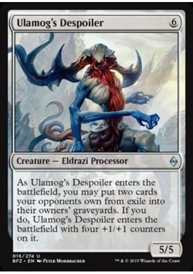 (英)【Foil】ウラモグの強奪者 / Ulamog's Despoiler【BFZ】 No.016