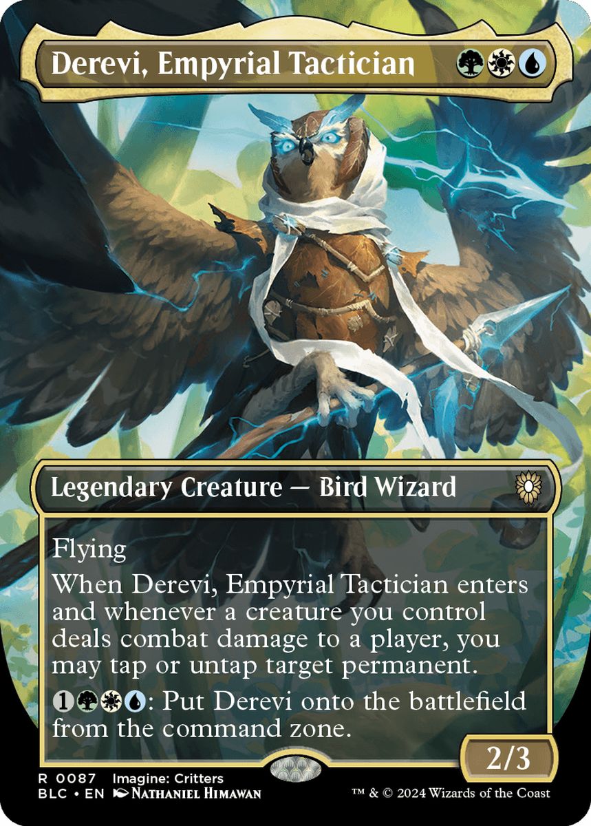 (英)浄火の戦術家、デリーヴィー / Derevi, Empyrial Tactician ★ボーダーレス★(イマジン：勇敢なる生き物たち) 【BLC】 No.087