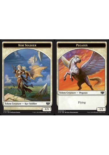 (英)コー・兵士トークン / Kor Soldier Token No.004 - ペガサストークン / Pegasus Token【C14-TOKEN】 No.005