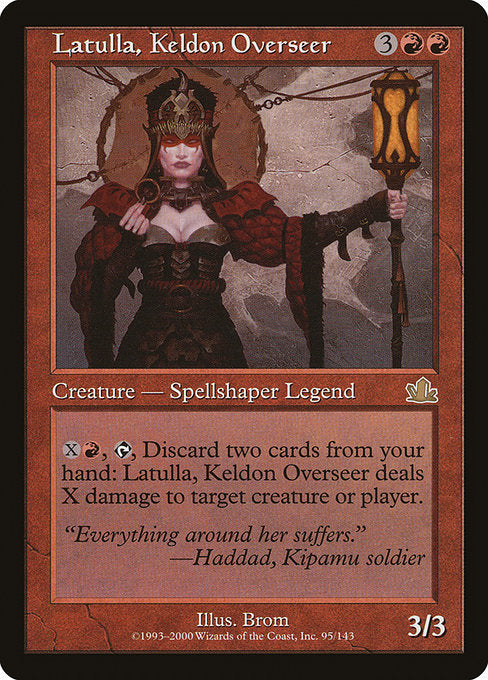 (英)ケルドの軍監ラトゥーラ / Latulla, Keldon Overseer【PCY】 No.095