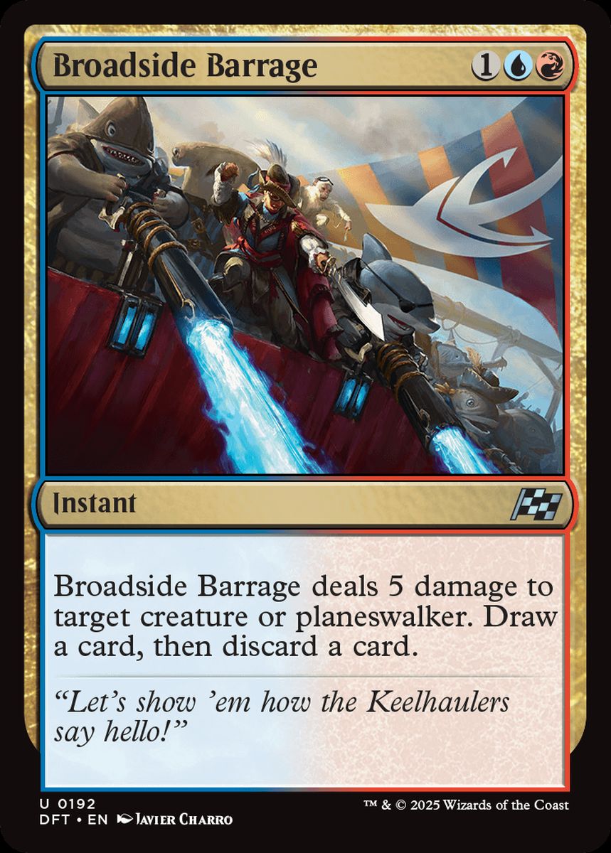 (英)【Foil】舷側砲の一斉射撃 / Broadside Barrage【DFT】 No.192