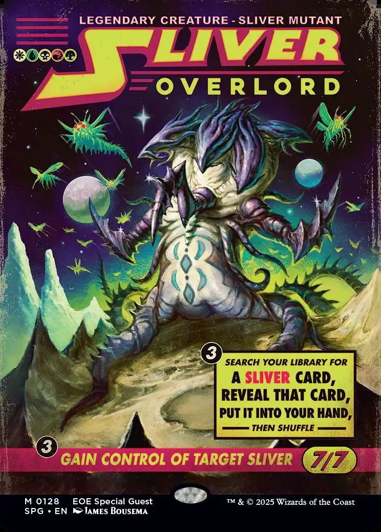 (英)【Foil】スリヴァーの首領 / Sliver Overlord ★ショーケース★(スペシャルゲスト) 【SPG】 No.128
