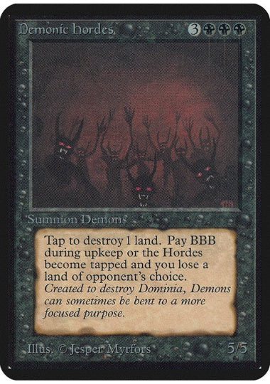 (英)Demonic Hordes【ALPHA】 No.103