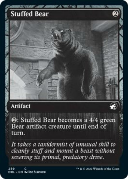 (英)【Foil】熊の剥製 / Stuffed Bear【DBL】 No.259