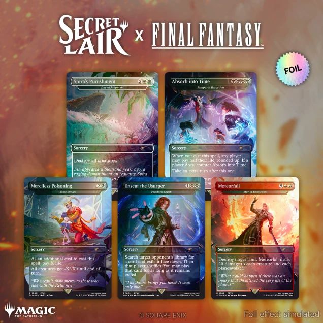 (英)Secret Lair x FINAL FANTASY: Game Over EN Foil Edition 【BOX】 ※発送方法は「ゆうパック」を選択してください。