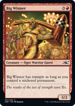 (英)【Foil】Big Winner【UNF】 No.101
