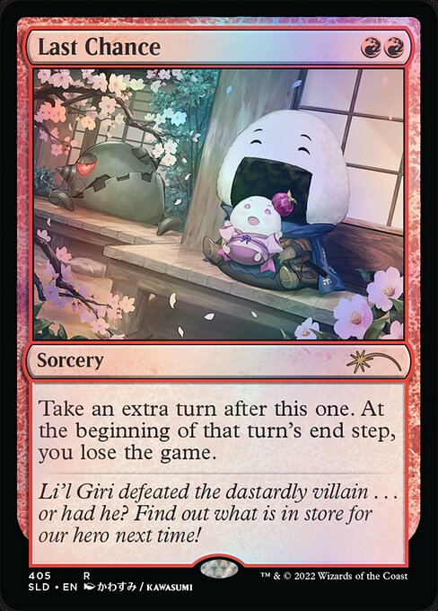 (英)【Foil】最後のチャンス / Last Chance【SLD】Li'l Giri Saves the Day No.405