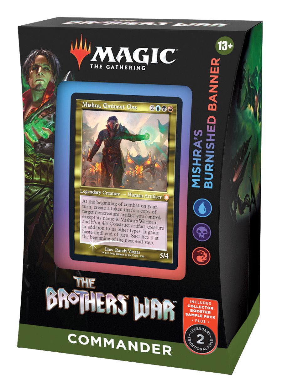 (英)兄弟戦争 統率者デッキ「ミシュラの輝く軍旗」 / The Brothers' War Commander Deck "Mishra's Burnished Banner"【BOX】 ※発送方法は「ゆうパック」を選択してください。