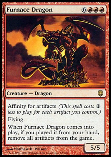 (英)【Foil】炉のドラゴン / Furnace Dragon【DST】 No.062